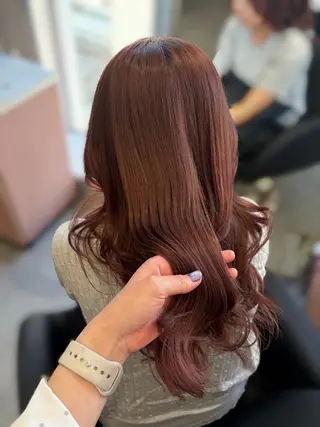 セミロング THE ECT 🌸濱吉優希🌸のヘアスタイル