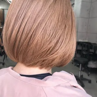 ミディアム カラー ヘアアレンジ キッズ 髪質改善ケアカラー Eir梅田/中村のヘアスタイル
