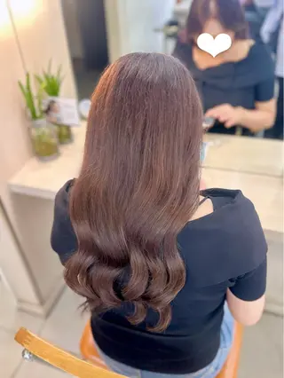 ミディアム 横浜ヘアメ髪質改善 カラー🎀💘みさきのヘアスタイル