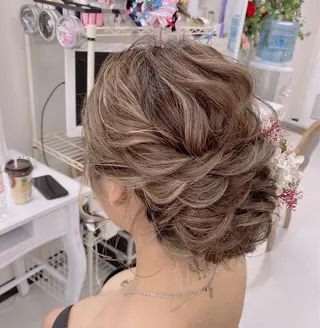 ヘアアレンジ ヘアセットサロン ココのヘアスタイル