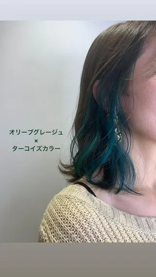 ミディアム カラー 【美髪を叶える】中谷 彰宏(アキ)のヘアスタイル