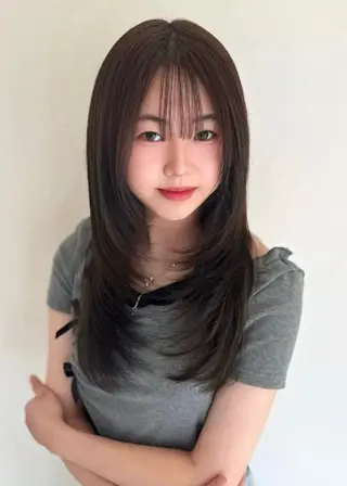 ロング 🫧はるか🫧 透明感・髪質改善のヘアスタイル