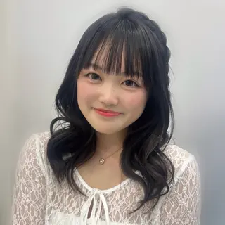 セミロング maho/大名/ 巻き髪/ヘアセットのヘアスタイル