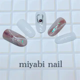 ネイル miyabi nail 桂川駅近くのネイルデザイン