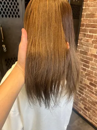 ミディアム カラー パーマ ヘアアレンジ メンズ キッズ ネイル マツエク・マツパ アイブロウ 久木原 ゆりのヘアスタイル