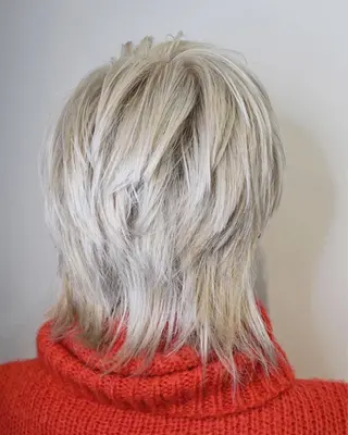 ミディアム カラー メンズ 福井 稜平のヘアスタイル