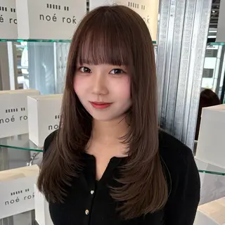 ロング カラー ✨縮毛矯正/ボブ✨ 佐藤 さくらのヘアスタイル