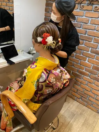 ヘアアレンジ 勝本 優佳のヘアスタイル