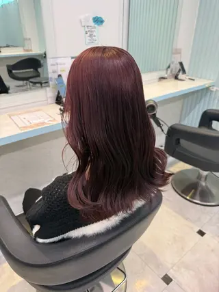 カラー 🇰🇷韓流暖色ヘア 🍒saaya🍒のヘアスタイル