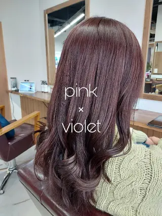 ロング ヘアアレンジ カラー ROSSO 春日部店のヘアスタイル