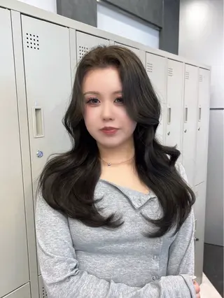 ロング カラー ヘアアレンジ ハイトーン/透明感 髪質改善/rinaのヘアスタイル