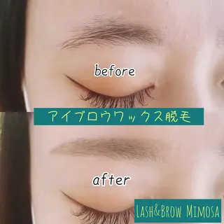 アイブロウ Lash&Brow Mimosaのマツエク・マツパデザイン