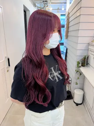 ロング カラー GiseL 博多筑紫口店のヘアスタイル