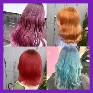 ロング カラー 町田ブリーチ特化 MANATOのヘアスタイル
