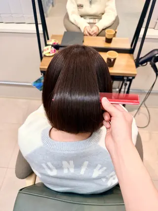 ショート 縮毛矯正/髪質改善 /SATOKOのヘアスタイル