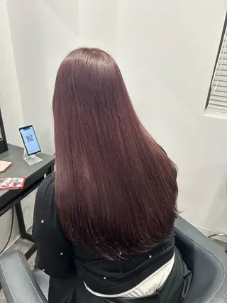 カラー 暖色✖️韓国ヘア 🥀SAHO🥀のヘアスタイル