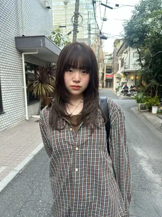 セミロング NAGISA髪質改善 &透明感カラー🪞のヘアスタイル
