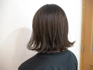 ミディアム カラー 美髪矯正/髪質改善/ 福崎航平のヘアスタイル