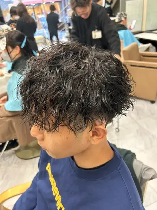 ショート パーマ メンズ メンズパーマ 💈後閑和真💈のヘアスタイル