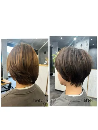 ショート カラー 〜tiehair 小幡のヘアスタイル