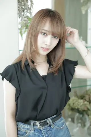 ミディアム メンズ限定カット募集 nanako🤎のヘアスタイル