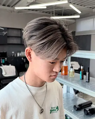 カラー メンズ パーマスタイル特化◎ 永戸圭汰のヘアスタイル