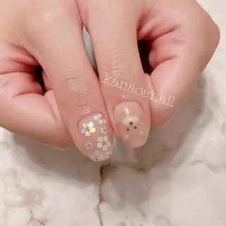 ネイル 地爪育成💅 kanaoanailのネイルデザイン
