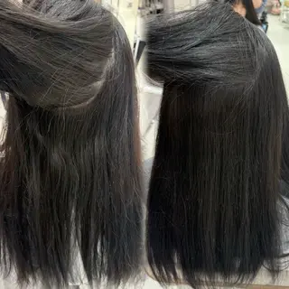 ロング 内田 志乃のヘアスタイル