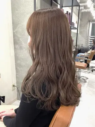 ロング カラー ヘアアレンジ ハイトーン特化💍 NØRN💍韓国のヘアスタイル