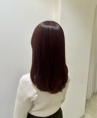 ロング カラー 所 有紗のヘアスタイル