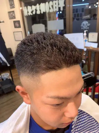 ショート メンズ 中田 孝之のヘアスタイル