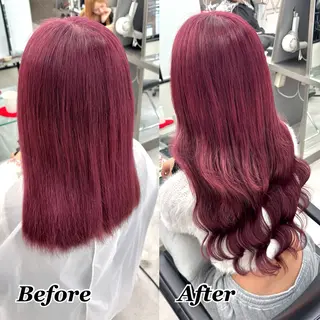 ヘアメ🎀ハイトーン 🩵エクステ🪄しほのヘアスタイル
