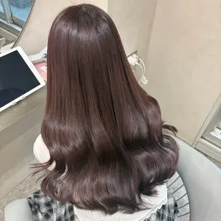 ロング カラー Rio🎀ブリーチ なし透明感♡顔周り♡のヘアスタイル