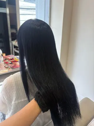 ロング カラー アベ ミスズのヘアスタイル
