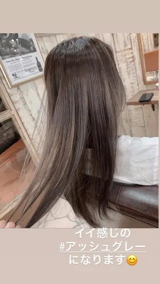 ロング カラー ヘアアレンジ VIM hairおもろまち店のヘアスタイル