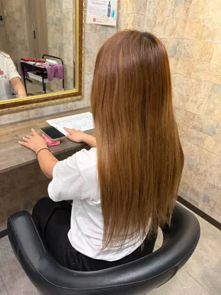ロング 前田 みのりのヘアスタイル