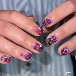 ネイル posa nail モエミのネイルデザイン