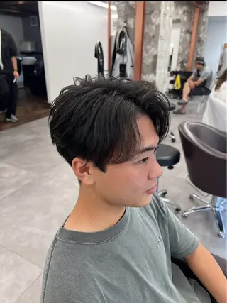 ショート メンズ 山口 琢也のヘアスタイル