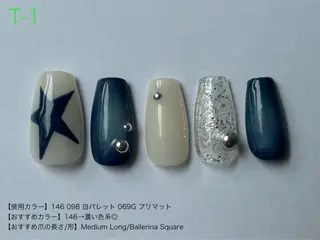 ネイル ibelu京橋店 鍛治のネイルデザイン