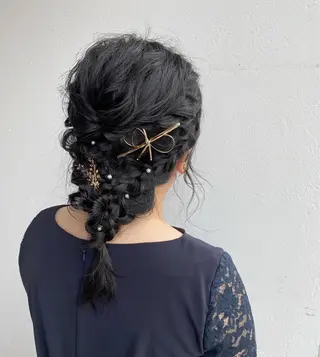 セミロング 青木 みなのヘアスタイル