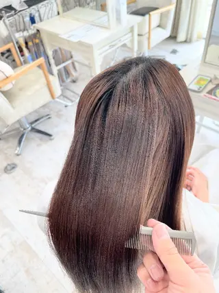 ロング 川瀬 夢来のヘアスタイル