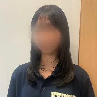 ミディアム 髪質改善カラー🥂 ／似合わせカットのヘアスタイル