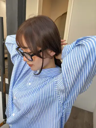 セミロング 店長【似合わせヘア】 前杉健太のヘアスタイル