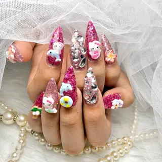 ロング Conjunim MAMI🎀✨のネイルデザイン