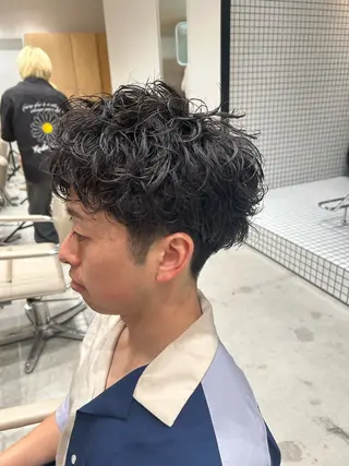 パーマ メンズ 🐲ツイスパ🐲 フェード/龍のヘアスタイル