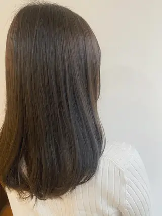 セミロング カラー 千村 亮のヘアスタイル