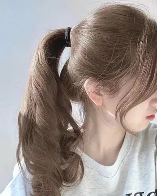 ロング カラー 💕мei 透明感カラー💕のヘアスタイル