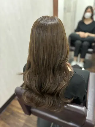 ロング カラー ヘアアレンジ カラーモデル募集 ☘️もえな☘️のヘアスタイル