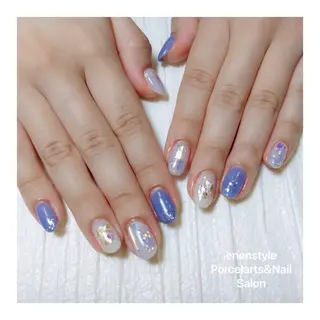 ミディアム ネイル 🐾enen style 🐾のネイルデザイン