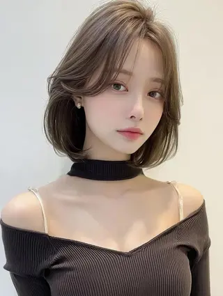 ミディアム FOCUS JAPAN2のヘアスタイル